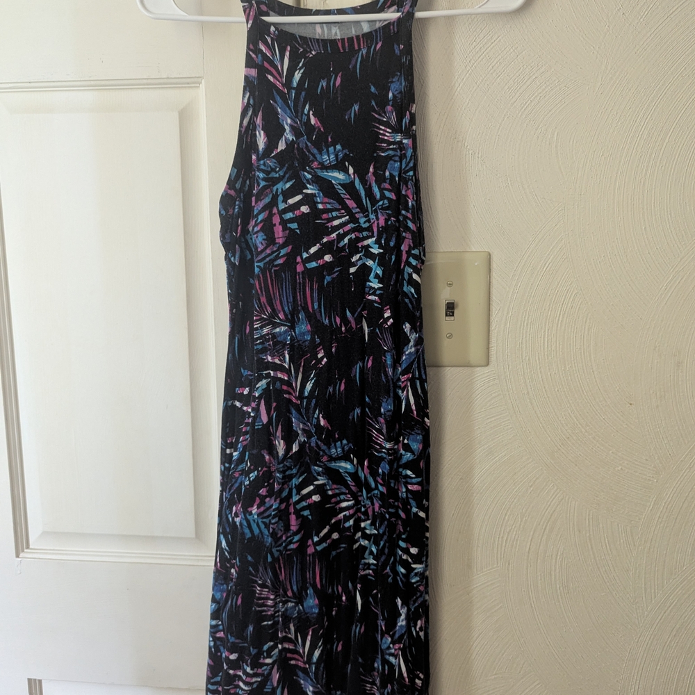 Decree Pink Sheath Maxi Dress Sleeveless Halter